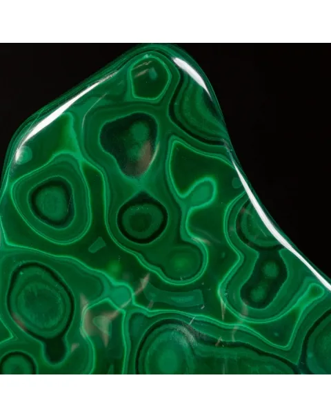Malachite Prima Scelta Montata su Base