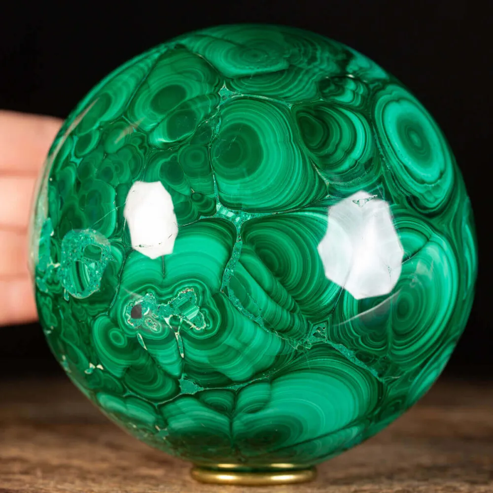 Grande sfera in Malachite