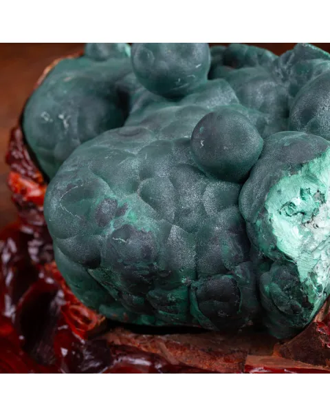 Malachite Botroidale: Verde e Setosa.
