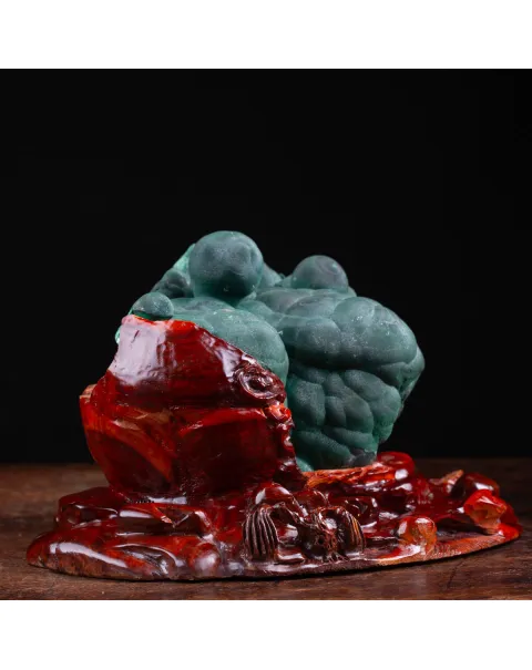 Malachite Botroidale: Verde e Setosa.