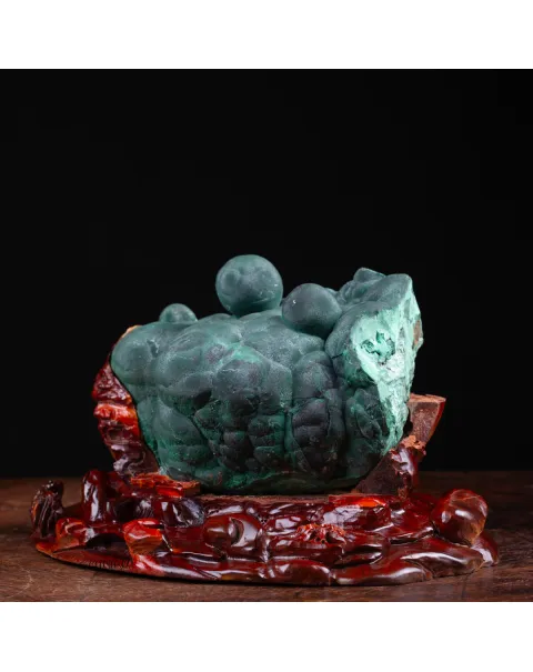 Malachite Botroidale: Verde e Setosa.