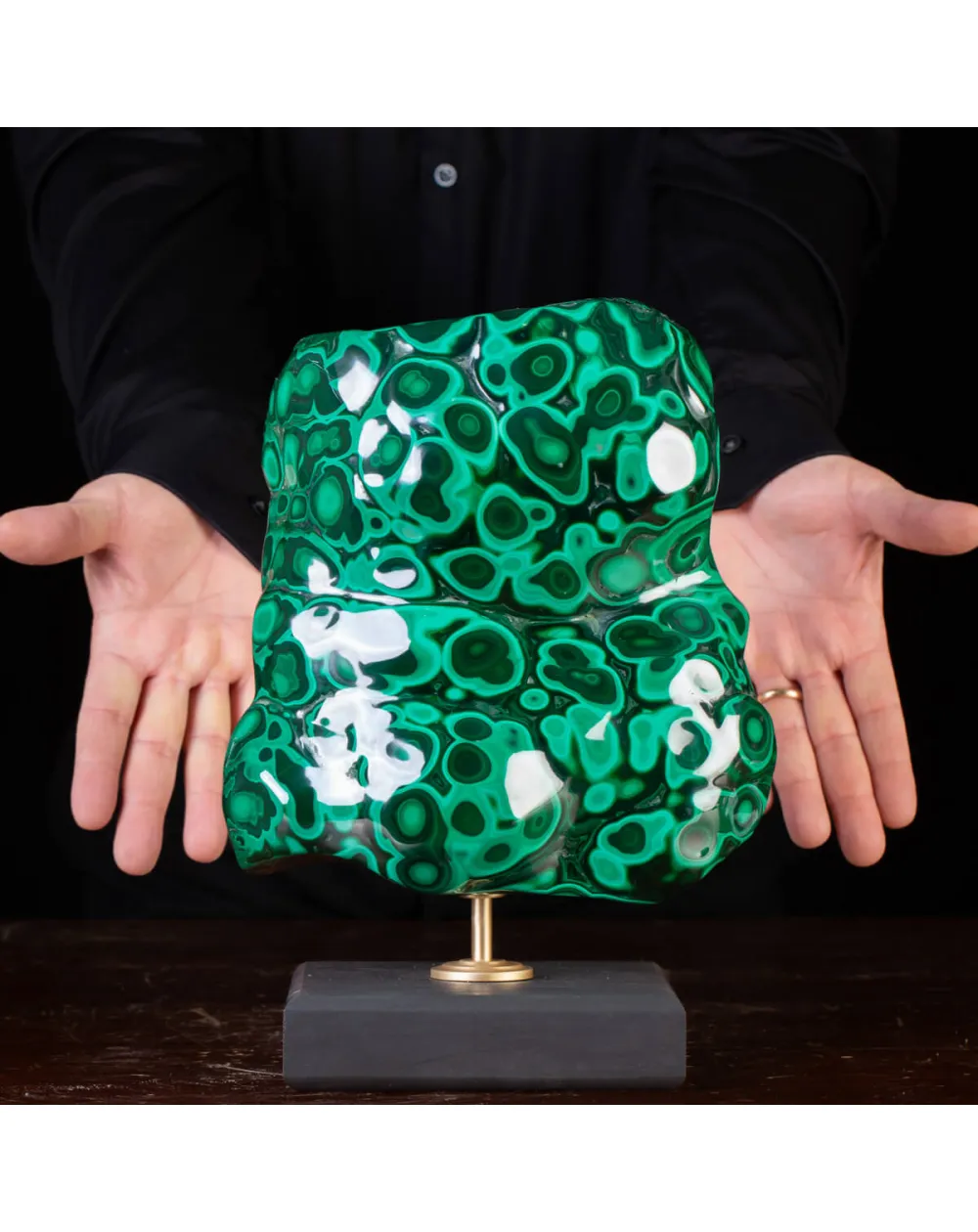 Una Malachite Unica nel suo Splendore