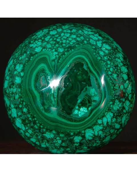 Stupenda Sfera di Malachite.