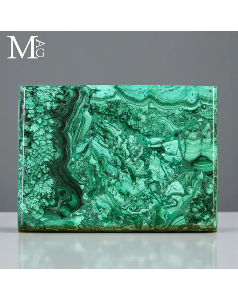 Scatola in Malachite – Lavorazione Artigianale.