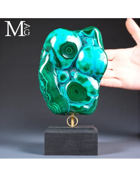 Malachite Botroidale – esemplare della storia mineraria del Congo.