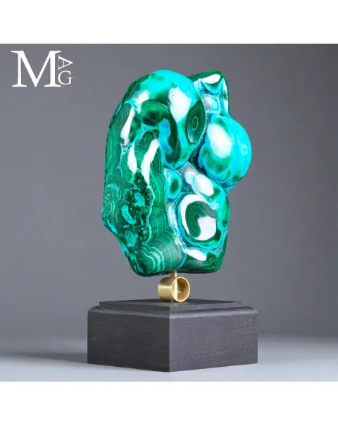 Malachite Botroidale – esemplare della storia mineraria del Congo.