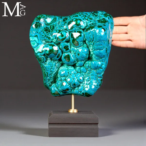 Grande campione Botroidale di Malachite e Crisocolla.