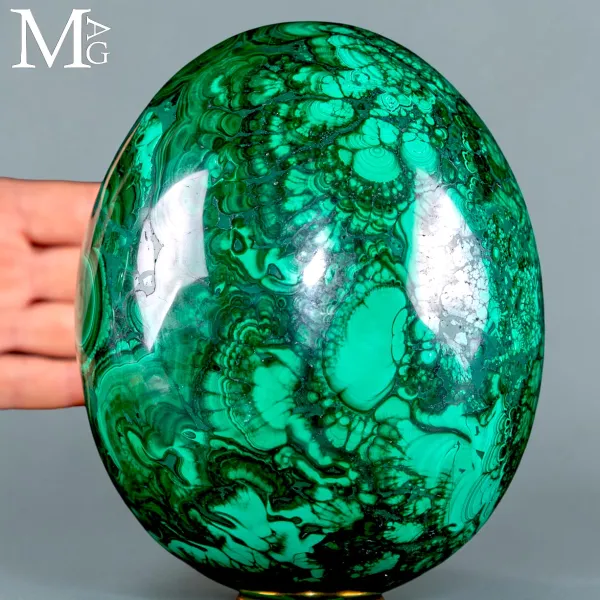 Esclusivo Uovo in Malachite Naturale – Congo