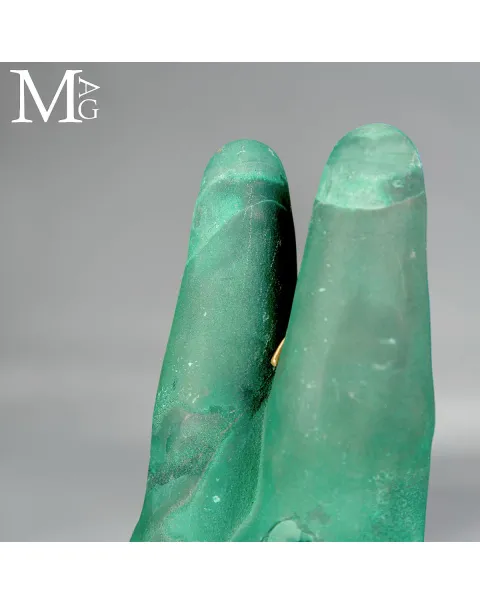 Malachite Stalattitica del Congo, le Due Dita