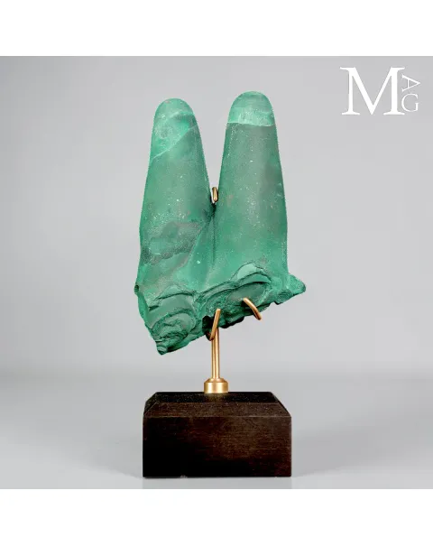 Malachite Stalattitica del Congo, le Due Dita