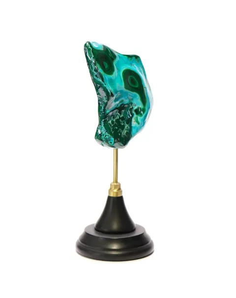 Malachite Crisocolla su piedistallo
