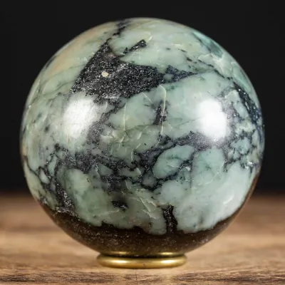 Sfera Intagliata Berillo Smeraldo