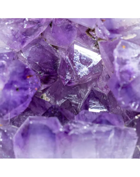 Sfera di Cristalli di Ametista Intagliata da Geode.