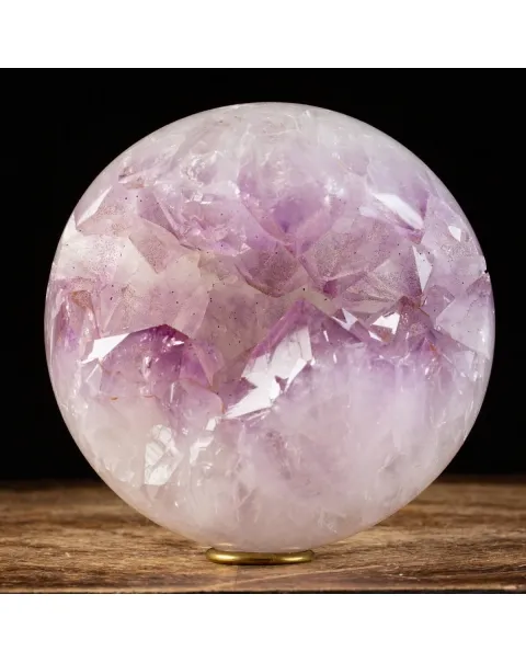 Sfera in Quarzo e Ametista