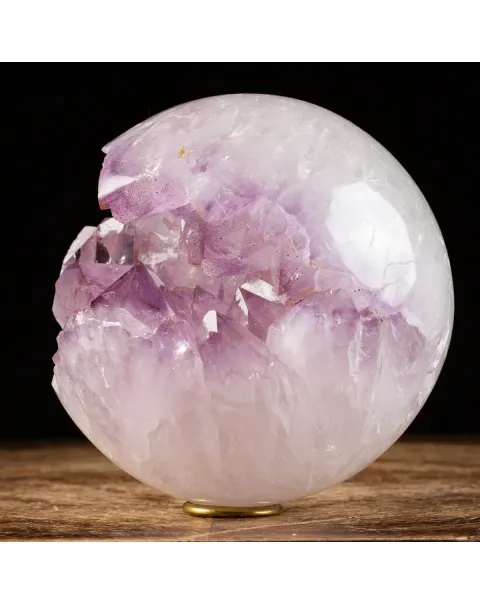 Sfera in Quarzo e Ametista