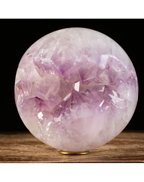 Sfera in Quarzo e Ametista