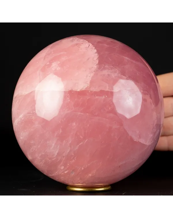 Sfera di Quarzo Rosa