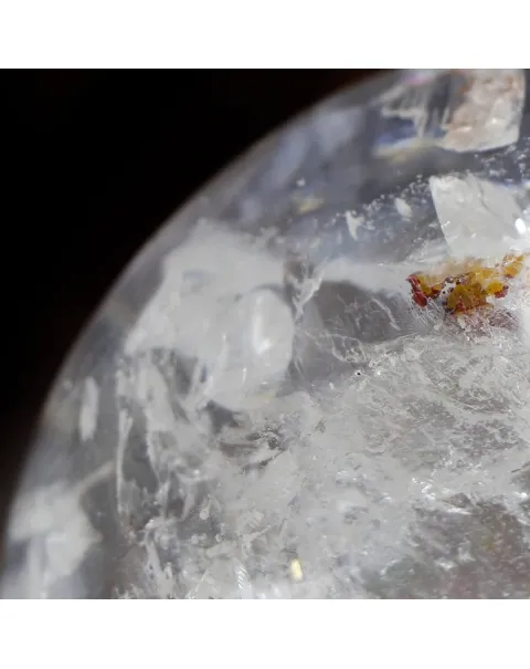 Sfera di Quarzo con base