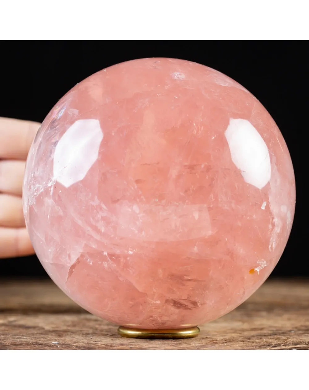Sfera di Quarzo Rosa