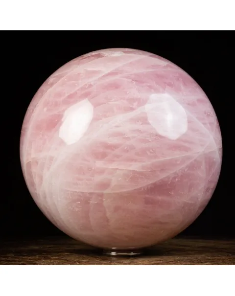 Sfera di Quarzo Rosa