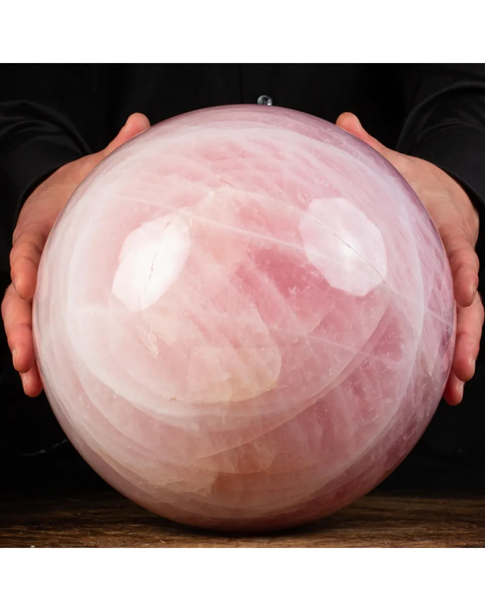 Sfera di Quarzo Rosa