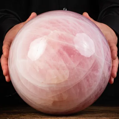 Sfera di Quarzo Rosa