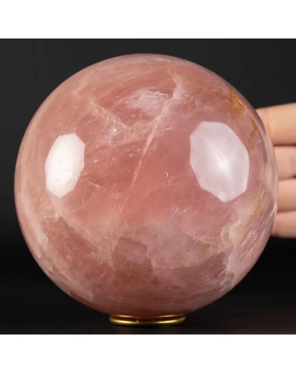 Sfera di Quarzo Rosa