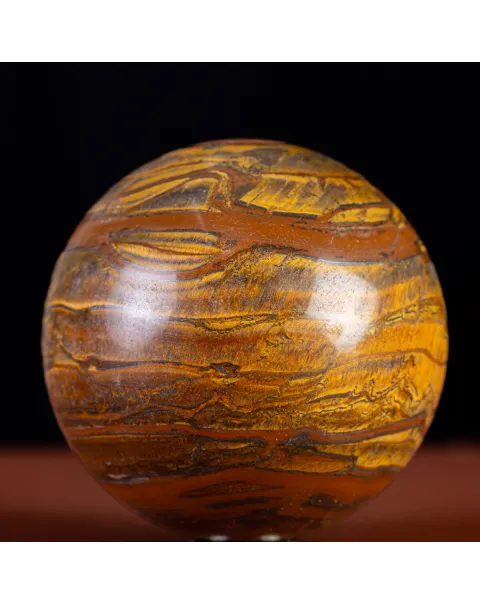 Sfera Naturale in Tiger Iron.