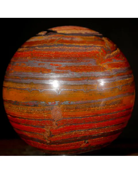 Sfera in Tiger Iron Australiano.