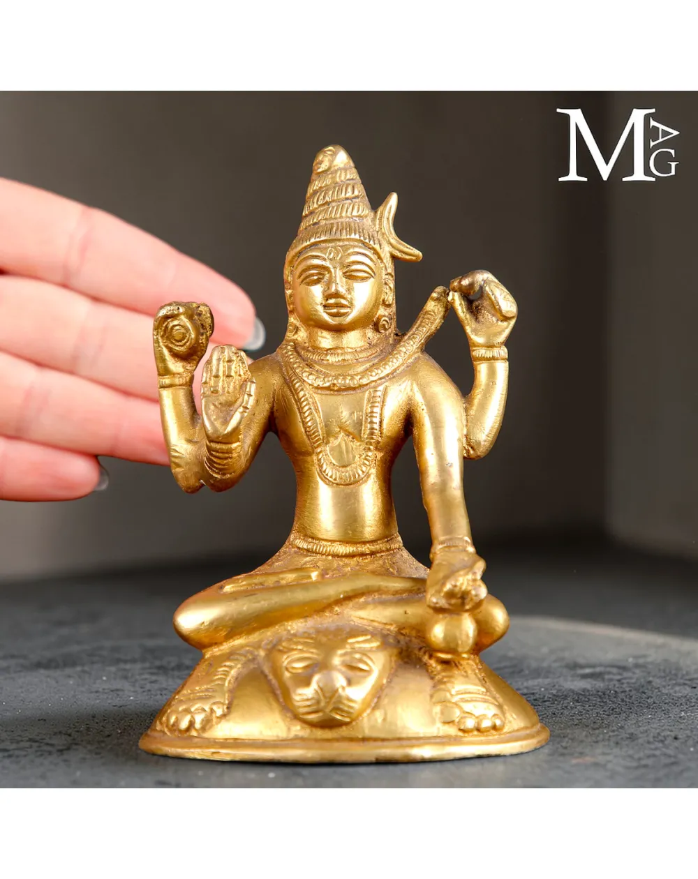 Statua di Shiva in Ottone – Forma Ascetica