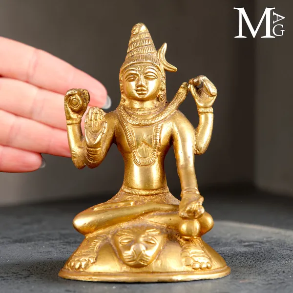 Statua di Shiva in Ottone – Forma Ascetica