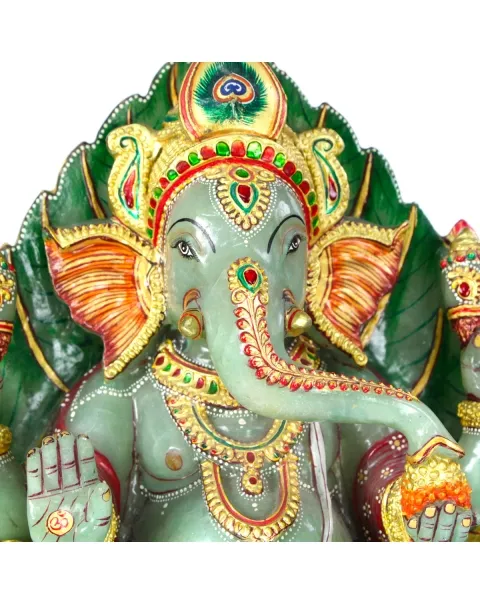 Statua Ganesh Avventurina (9.5Kg)