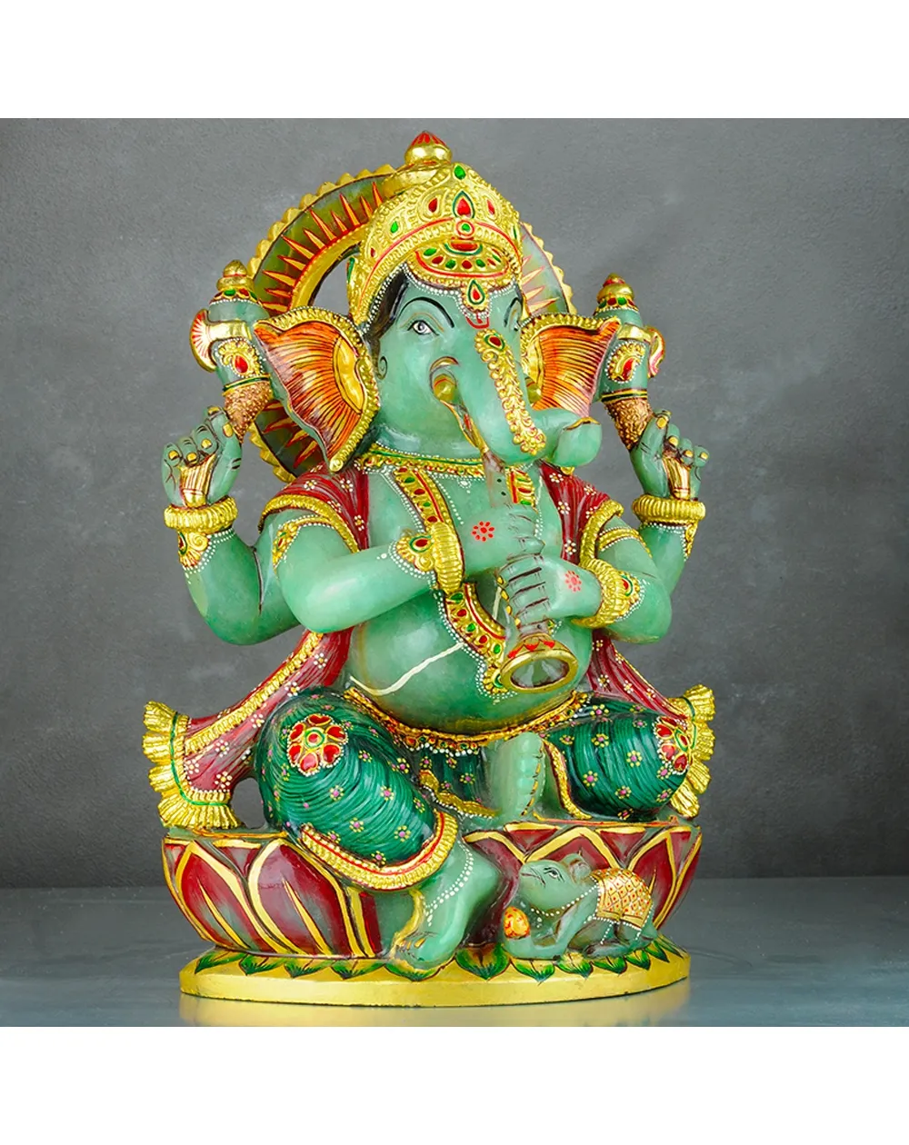Statua Ganesh Avventurina (11Kg)