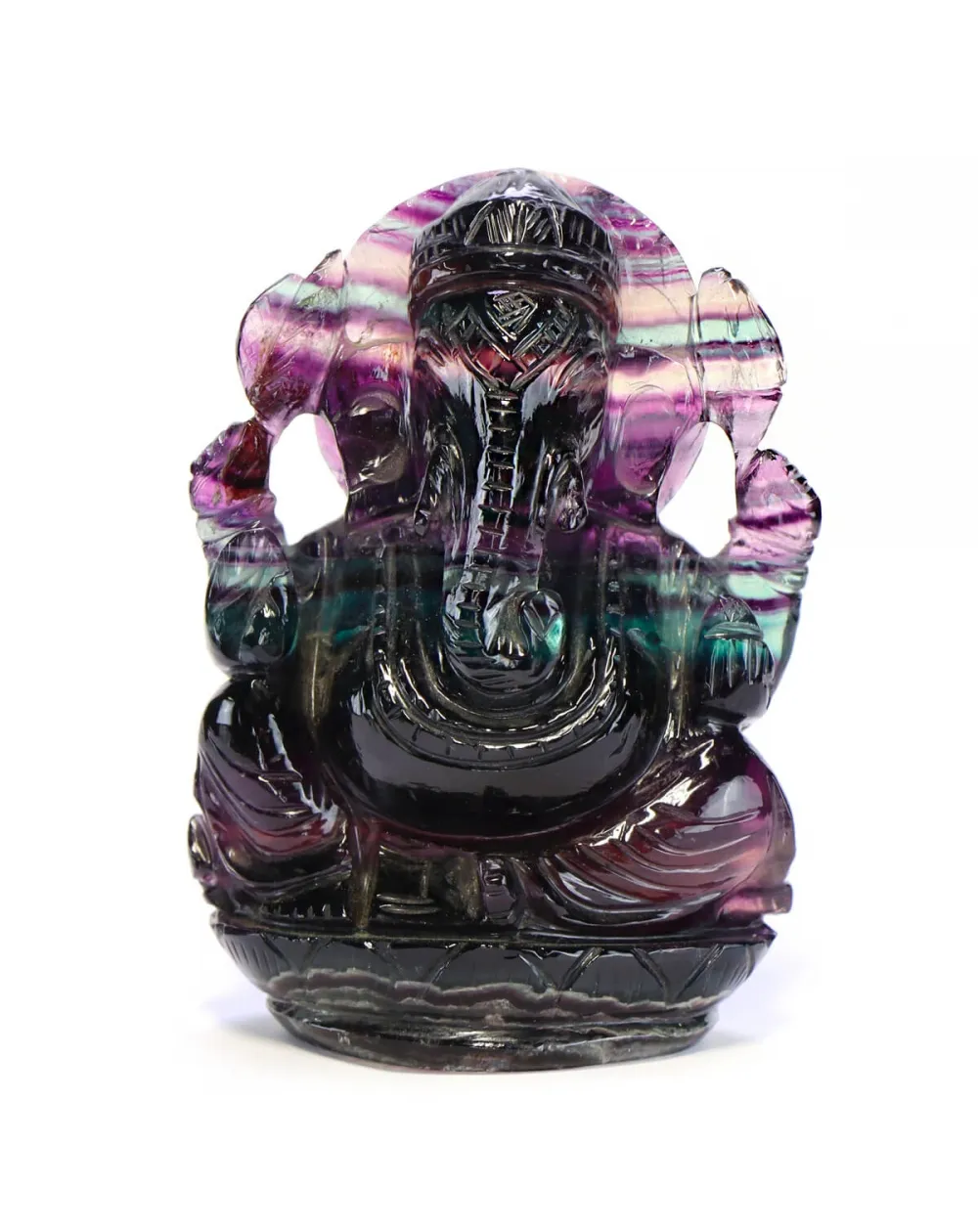 Statua Ganesh Fluorite (500g)
