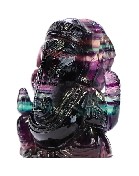 Statua Ganesh Fluorite (500g)