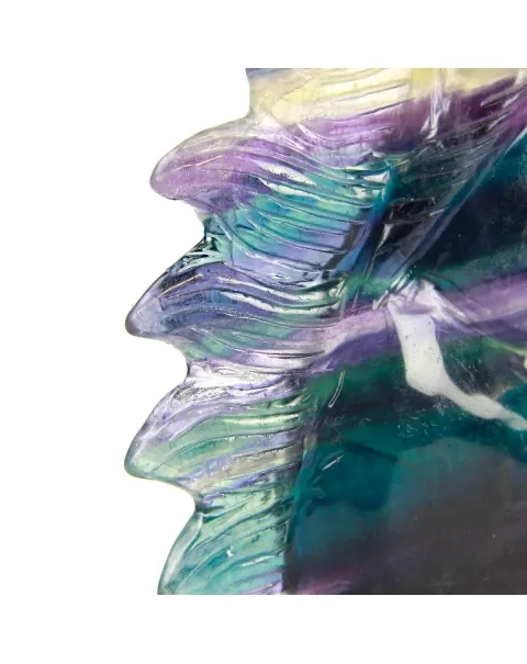 Statua Unicorno Fluorite (365g)