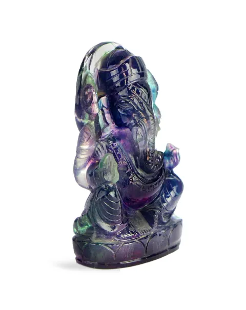 Statua Ganesh Fluorite (375g)