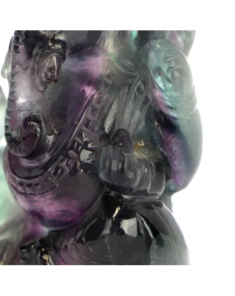 Statua Ganesh Fluorite (375g)