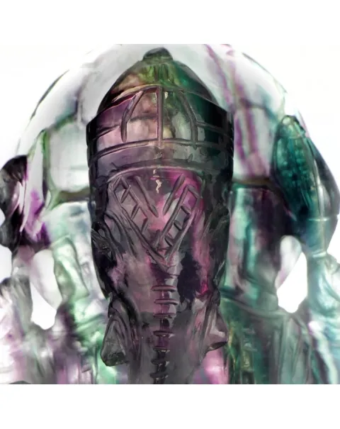 Statua Ganesh Fluorite (375g)