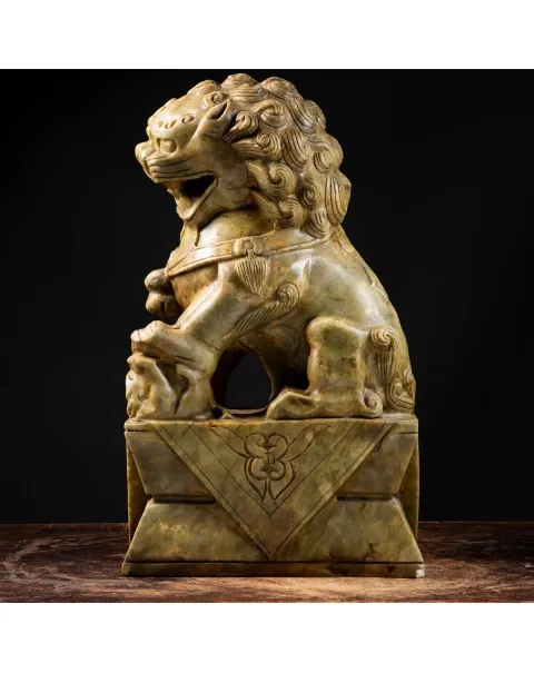 Statue Leoni Guardiani Imperiali