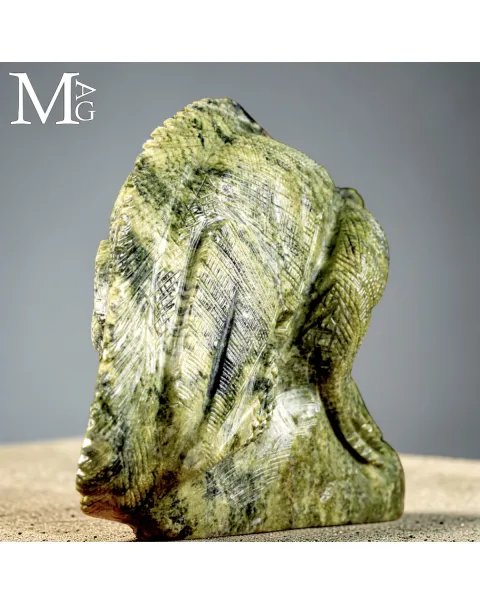 Scultura in Serpentino - Iguana