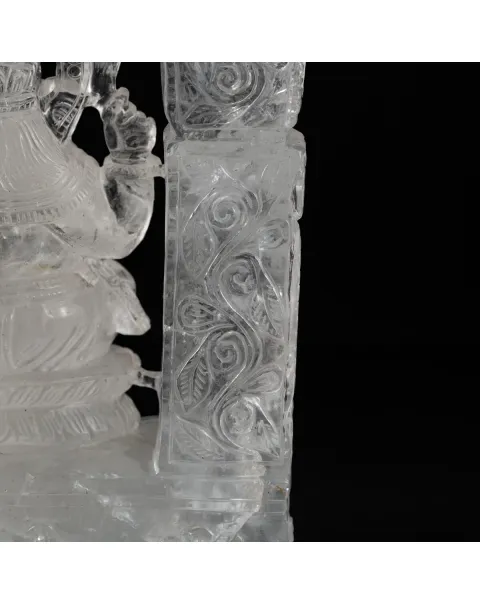Statua Ganesh Quarzo (4775g)