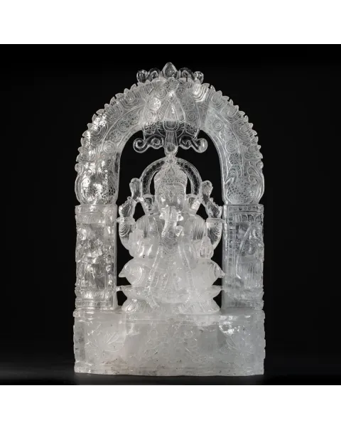 Statua Ganesh Quarzo (4775g)