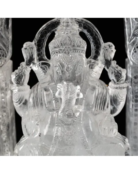 Statua Ganesh Quarzo (4775g)