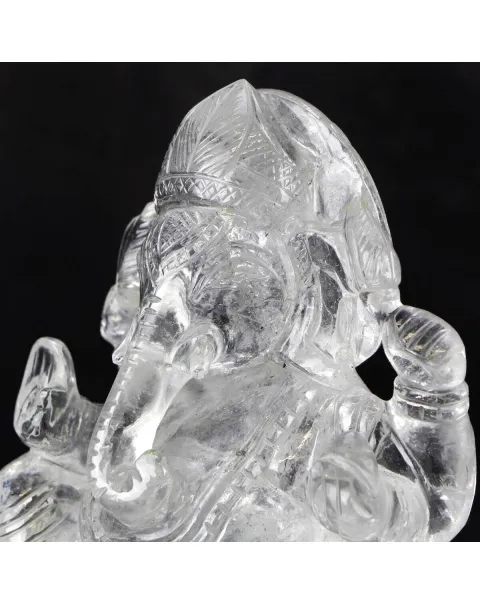 Statua Ganesh Quarzo (675g)