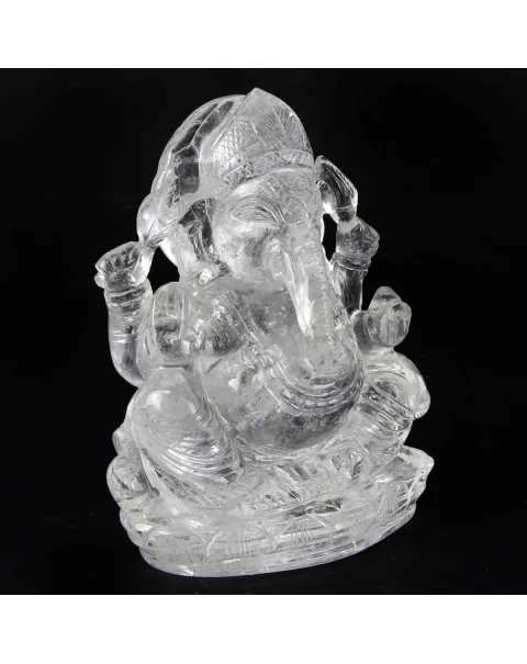 Statua Ganesh Quarzo (675g)