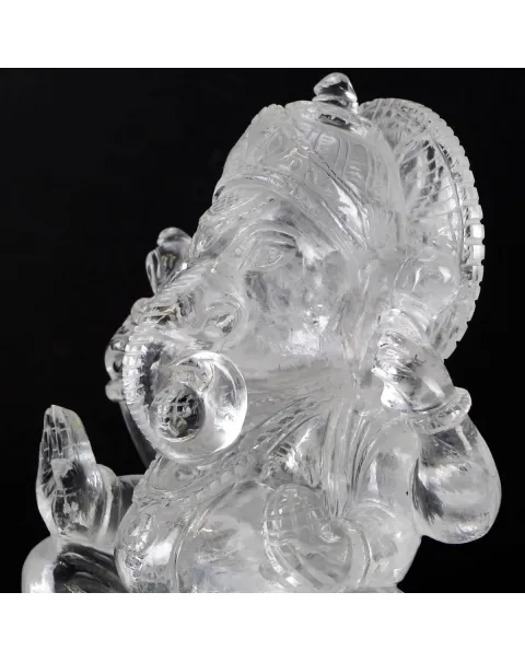Statua Ganesh Quarzo (2785g)
