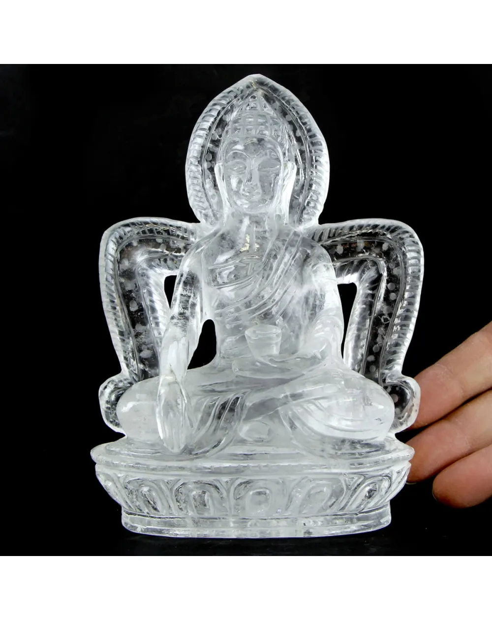 Statua Buddha Quarzo (925g)