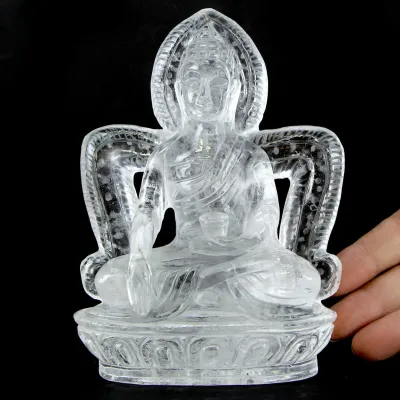 Statua Buddha Quarzo (925g)