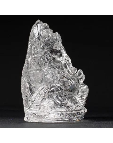 Statua Ganesh Quarzo (540g)